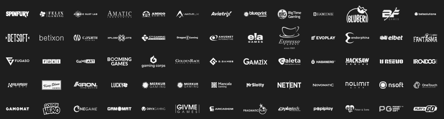 W Casino game providers